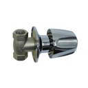 Valvula baño 1/2" boxer ht1659z perilla grande cromo pulido