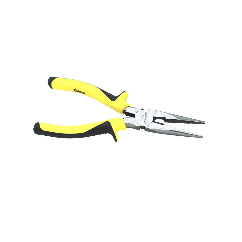 Tenaza punta 8" stanley 84-625 forro / negro / amarillo