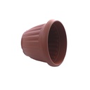 Macetera plastica redonda 23x18cm con base cs1103816