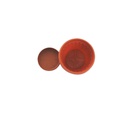 Macetera plástica redonda 23x17cm con base cs1103817