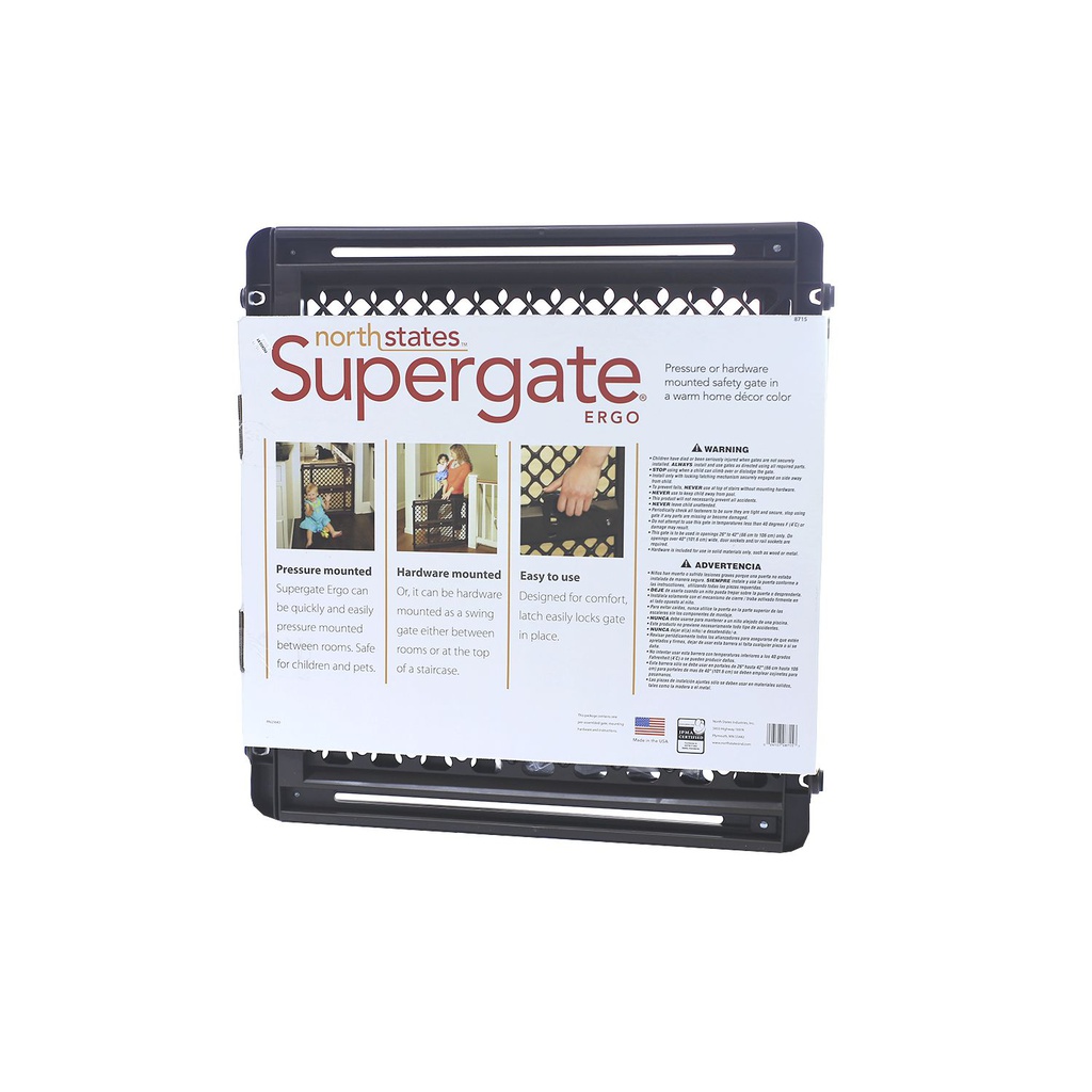 Puerta plastica ajustable tipo baranda 26-42" 8718