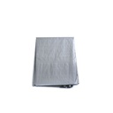 Tapacarga plastico industrial 8'x10' plateado / negro