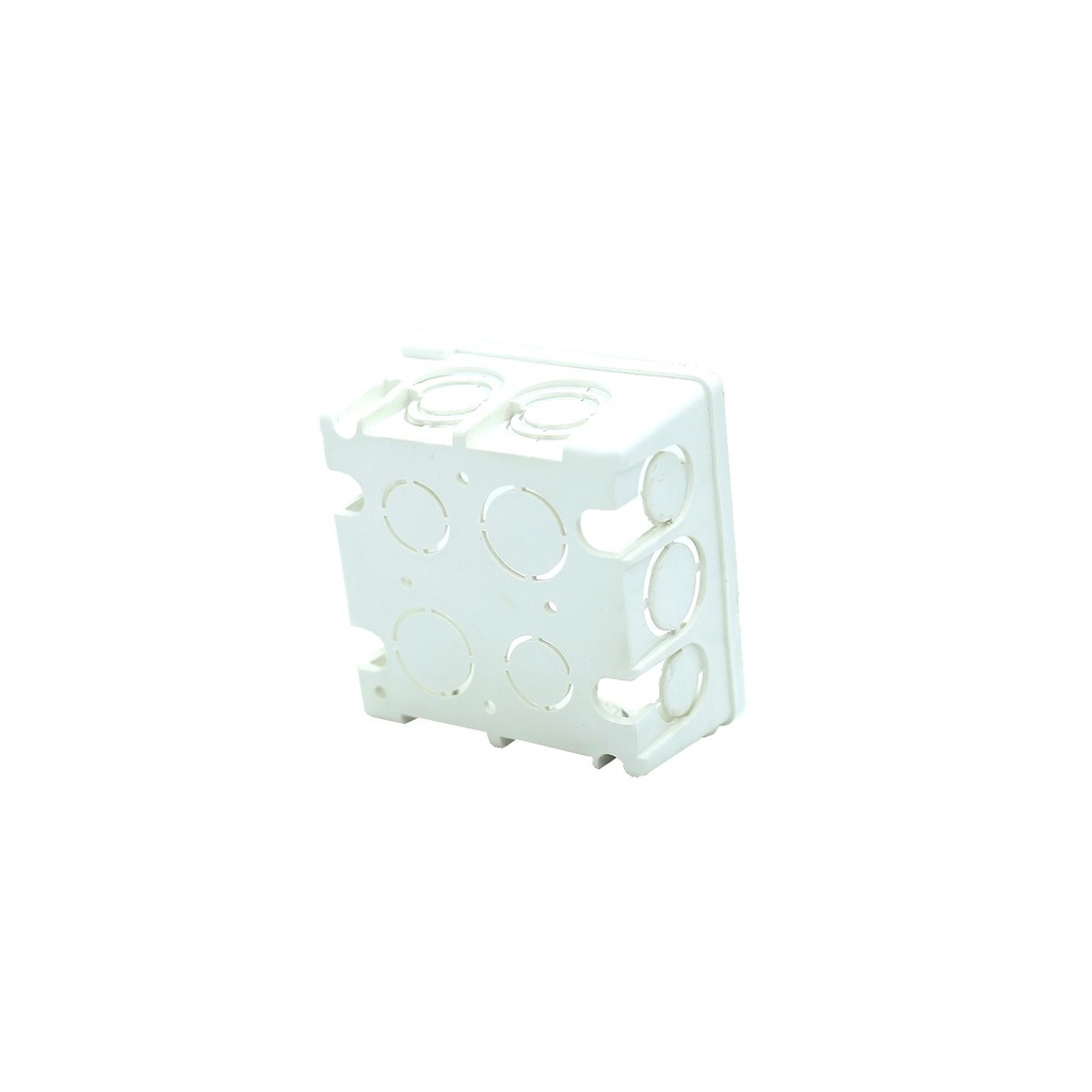 Caja electrica plastica 4x4" 14/16a induma blanca