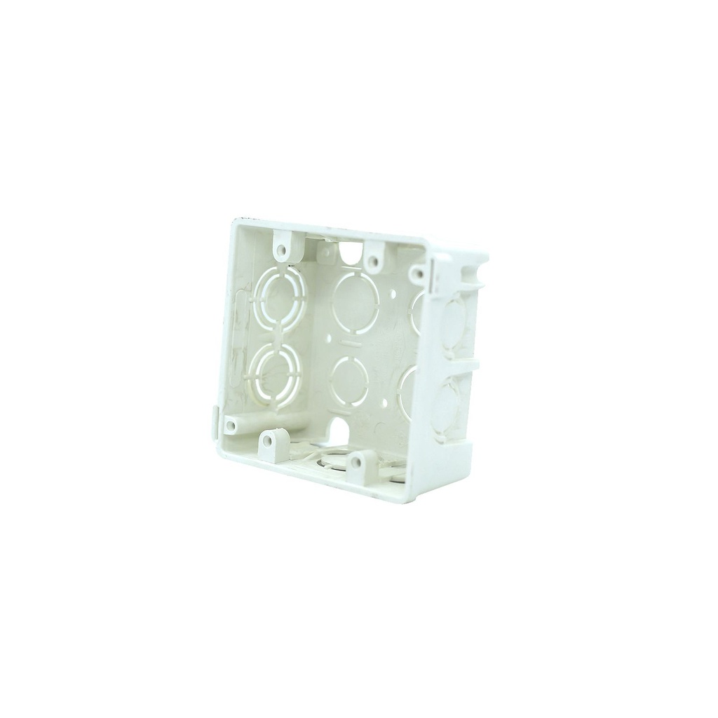 Caja electrica plastica 4x4" 14/16a induma blanca