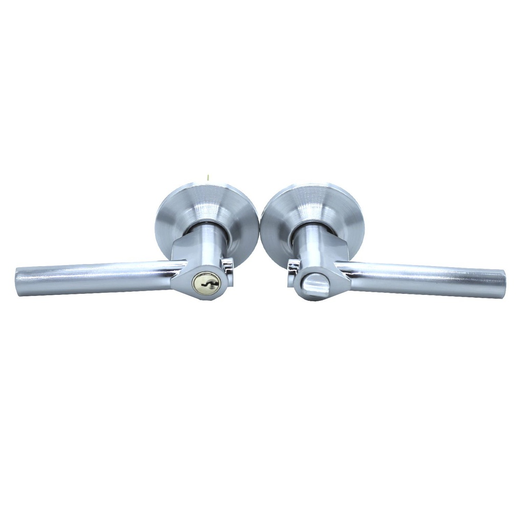 Llavin manija yale leeds con llave 1607 niquel