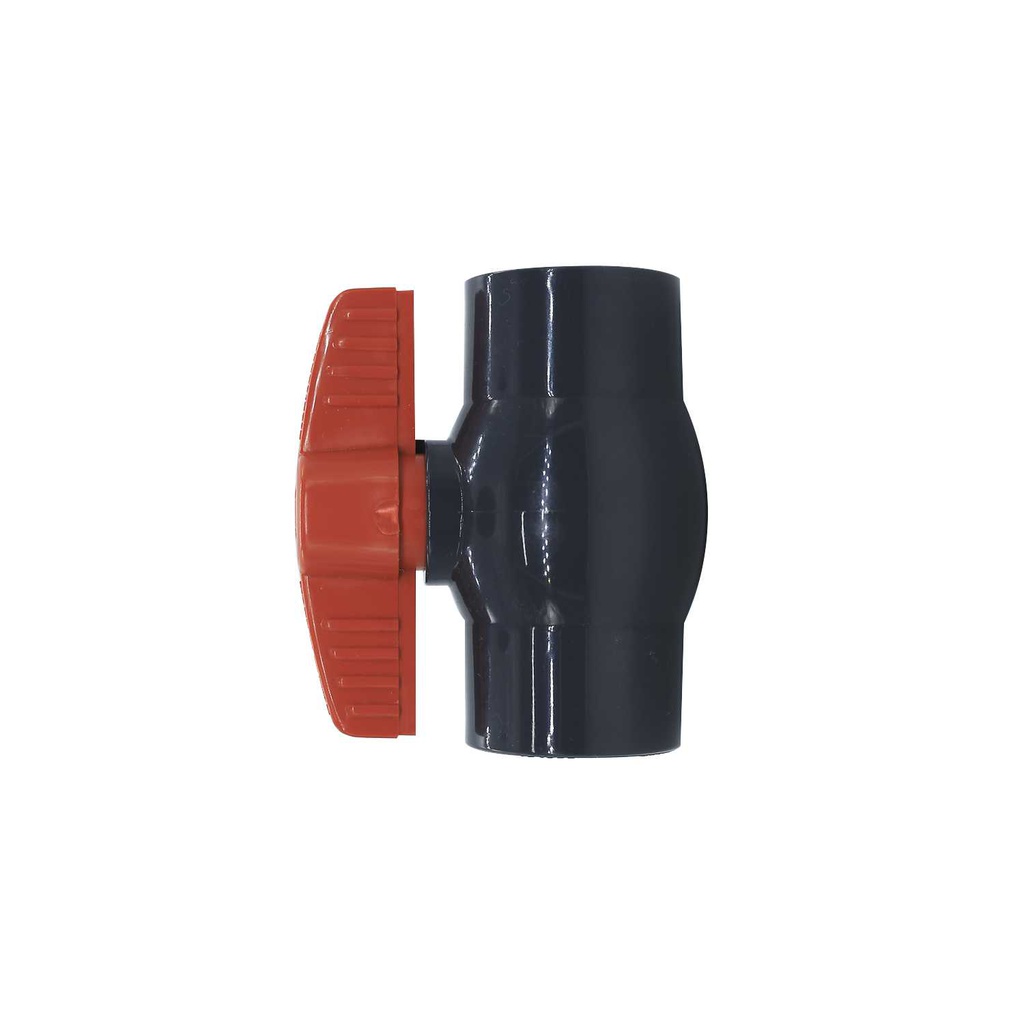 Valvula balin 1.1/4" pvc sin rosca perilla rosca ld828