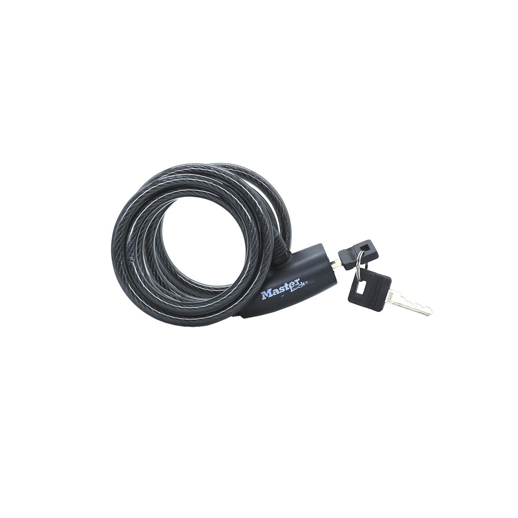 Candado cable master 6' forro plastico 8126d