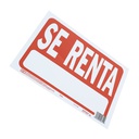 Rotulo plastico "se renta" 20651