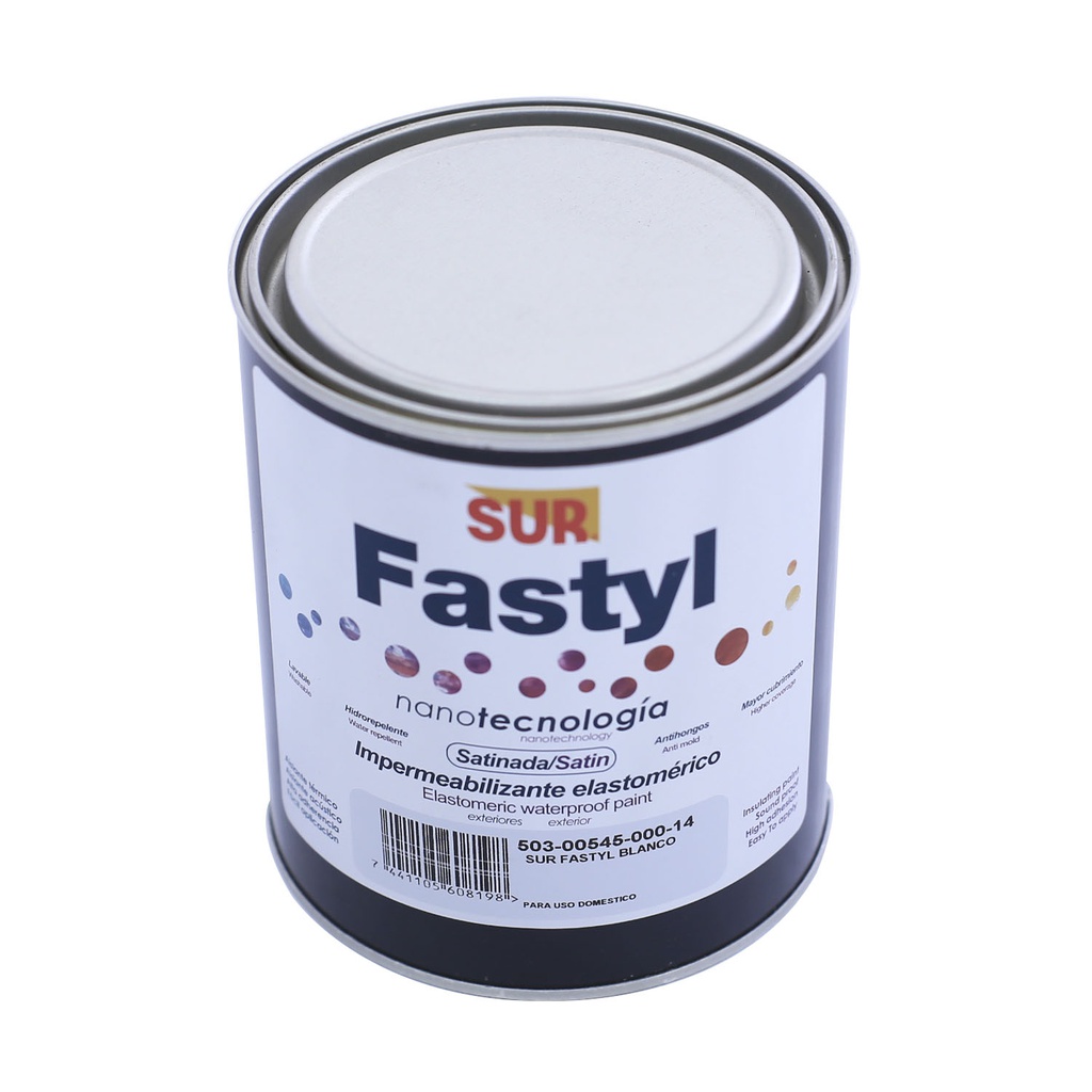 Impermeabilizante fastyl 1/4-gln blanco