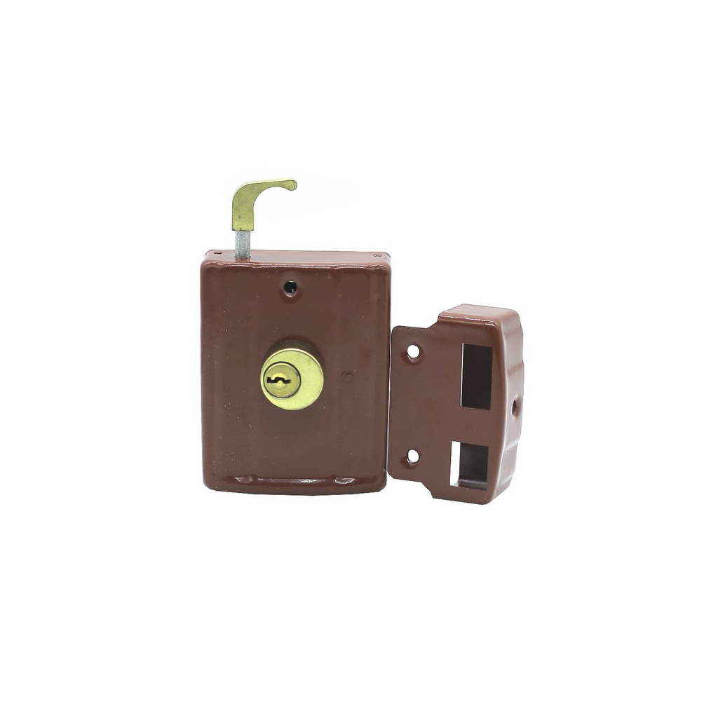 Llavin doble seguro shian sin cadena 556mt rojo