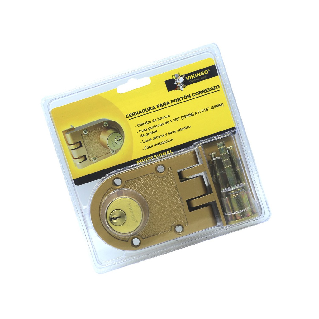 Llavin porton vikingo con ros srl derecho dorado