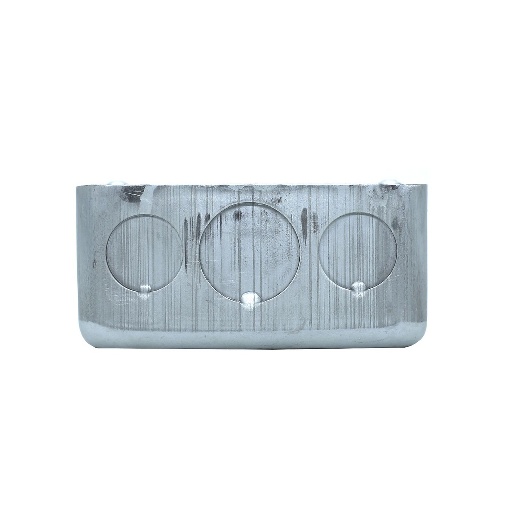 Caja electrica metal ul 2x4" 1/2x3/4" 1.6mm