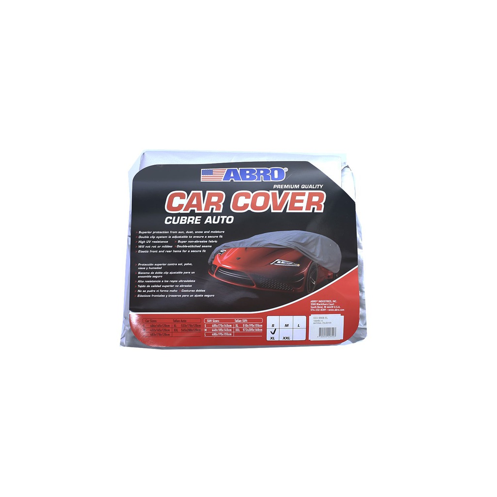 Forro para cubrir carro xl abro ccv9908 gris