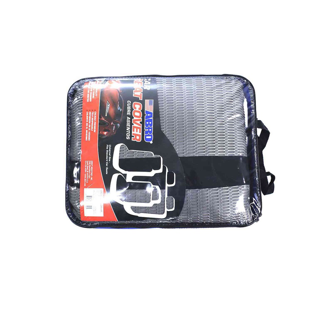 Forro asiento carro 10pc csc28758 negro / gris