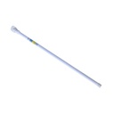 Cortinero metalico para baño 42-72" blanco