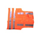 Chaleco reflectiva xl con bolsa lm-v016 anaranjado / gris