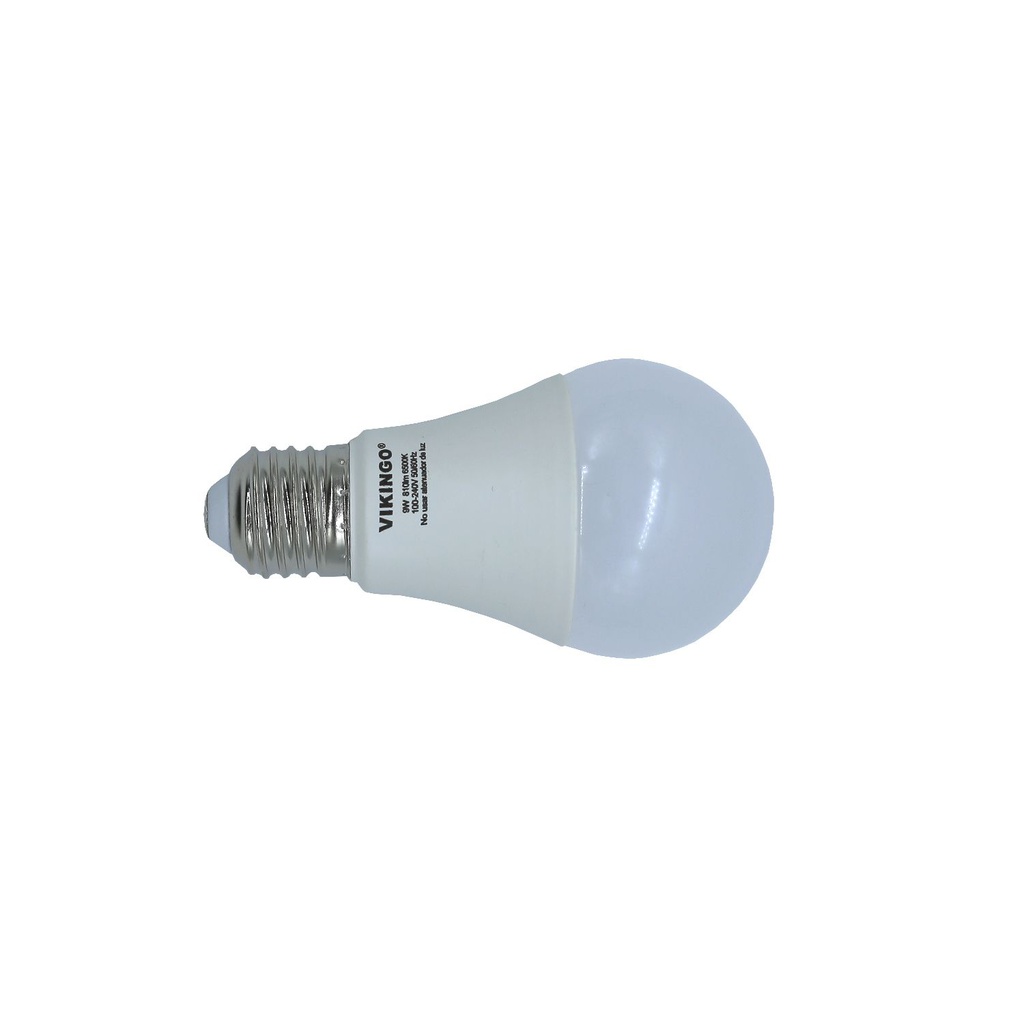 Bombillo led 9w e27 6500k vikingo blanco