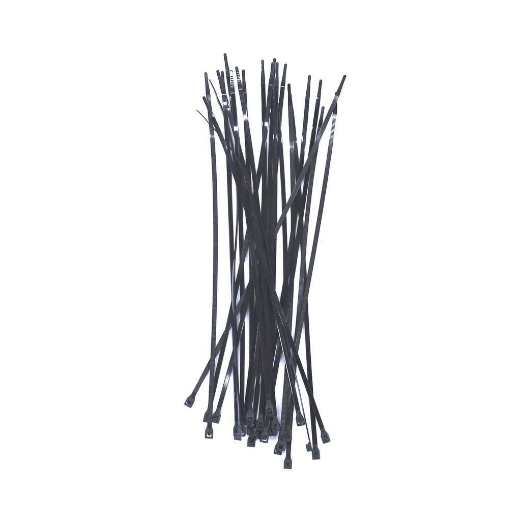 Abrazadera plastica aj 14" 25pc vikingo negra