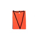 Chaleco reflectivo m 50x57cm lm-v012 anaranjado / gris