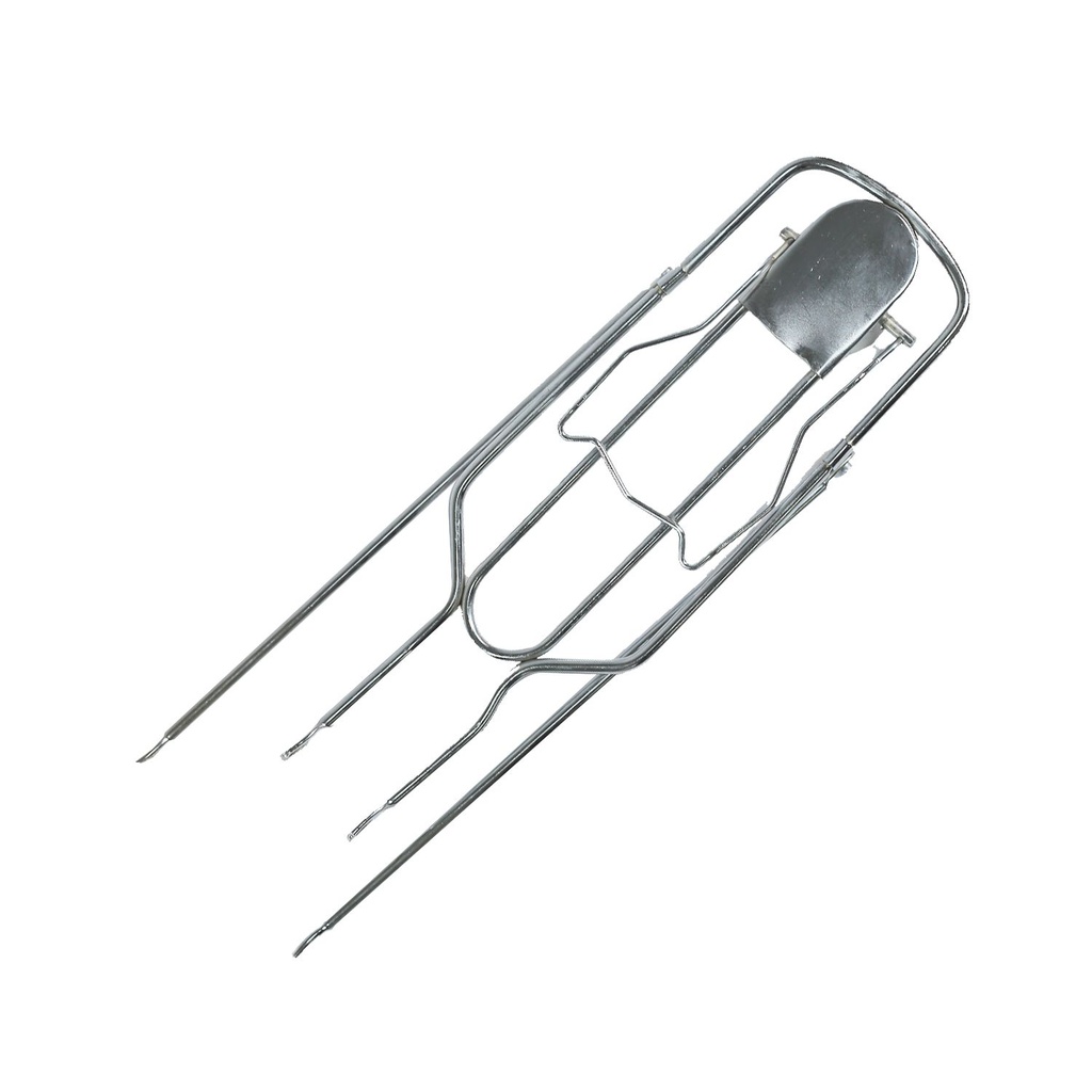 Parrilla bici 26 mtb hierro 15.5" s232 cromo pulido