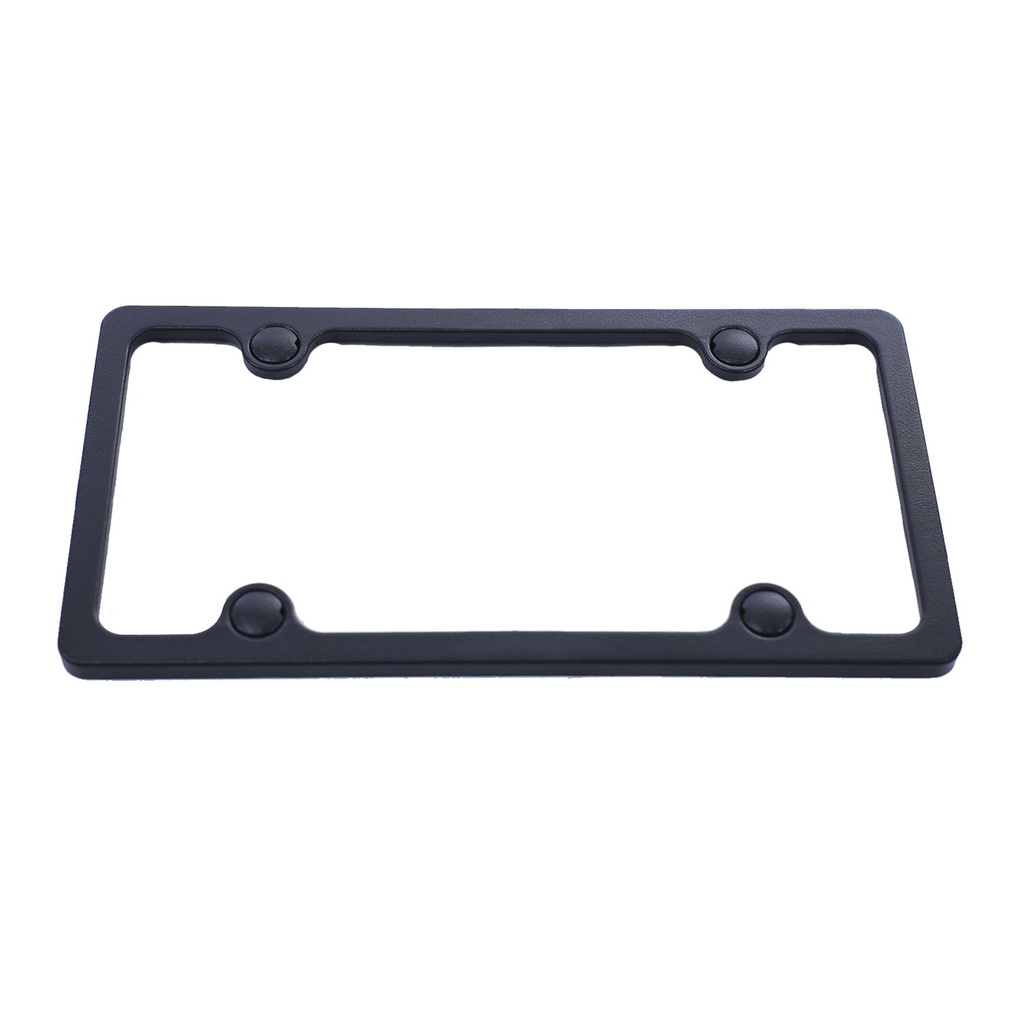 Porta placa plastica con sujetador 92502 negra