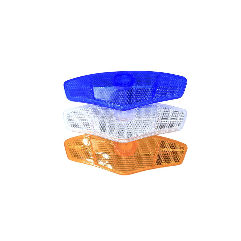 Reflectivo bici 3pc barq tf-213-3 azul/blanco/anaranjado