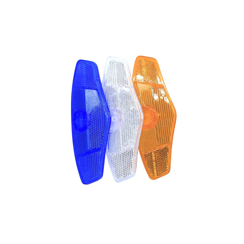 Reflectivo bici 3pc barq tf-213-3 azul/blanco/anaranjado