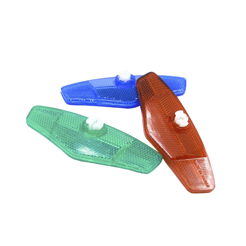 Reflectivo bici 3pc barq tf-213-3 azul/verde/rojo