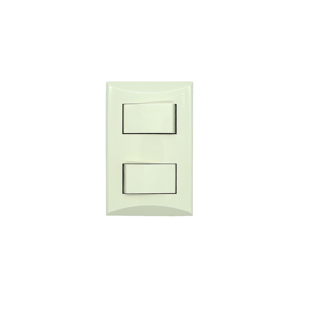 Switch doble 13a 3v eagle 1004-bv marfil