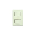 Switch doble 13a 3v eagle 1004-bv marfil