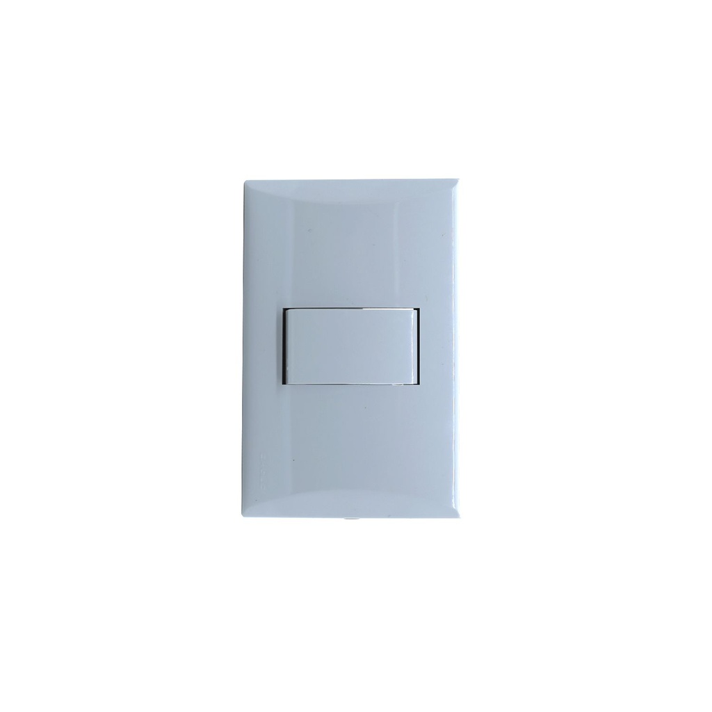 Switch sencillo empotrable 3v aguila 1001w b