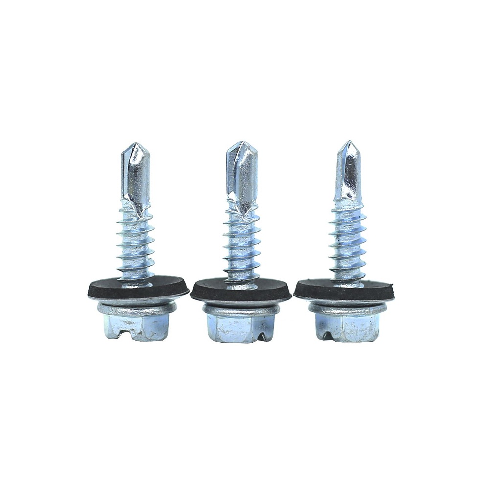 Tornillo para techar comp punta broca 1/4x1" vikingo