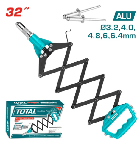 Remachadora Sin Remach Tipo Acordion 32" Total