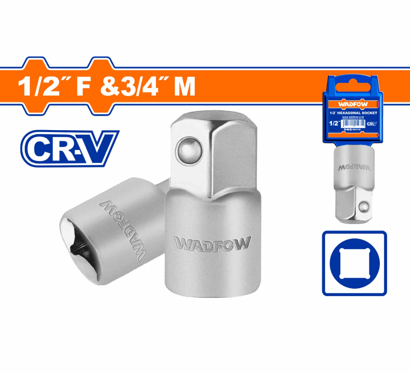 Cubo De Impacto 1/2"X3/4" Wadfow Wsc9212