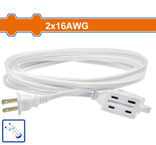 Extension Electrica 10' 13A 2/16G Wadfow Wej2607