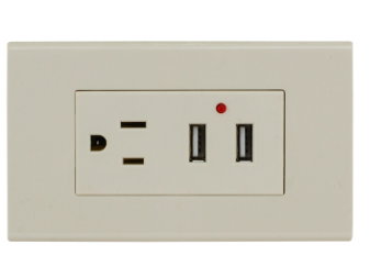 TOMACORRIENTE DOBLE USB WADFOW WQKB9USB2A