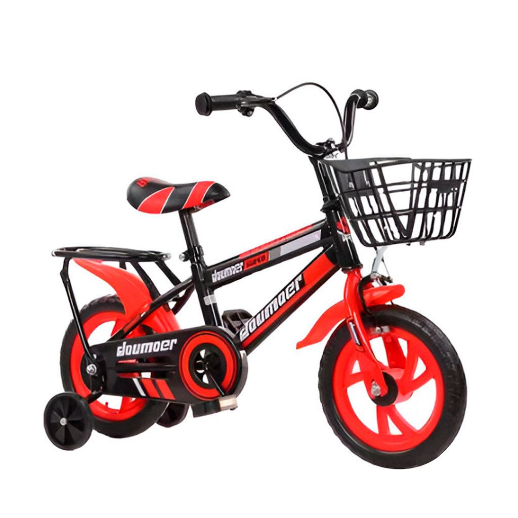 Bicicleta 12 bmx para niño 1v maximus rin plastico rojo armable