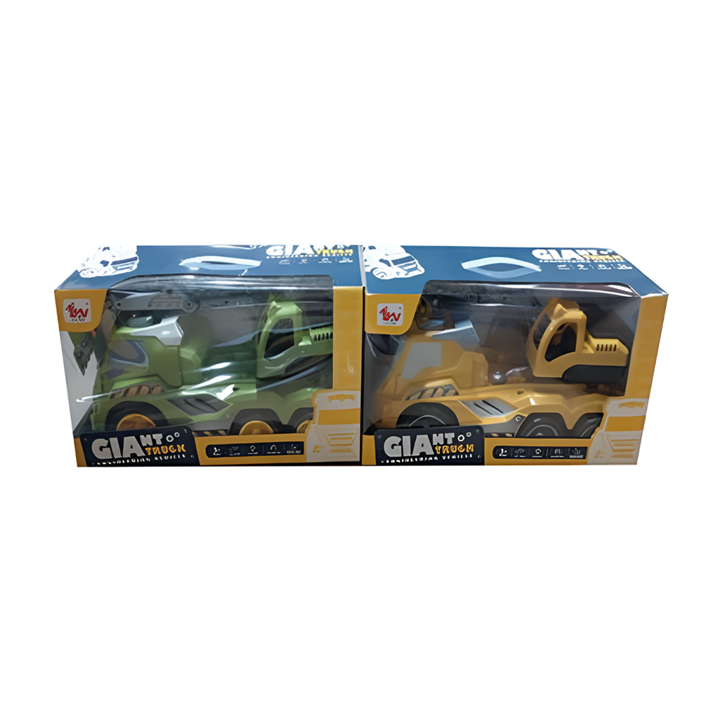 Juguete Carro Excavadora Con Luz/Sonido Ja55740A