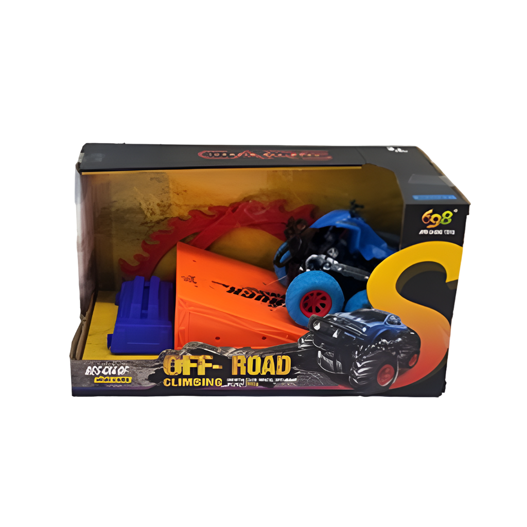 Juguete De Cuatri Moto Monster Con Pista 759 V/C