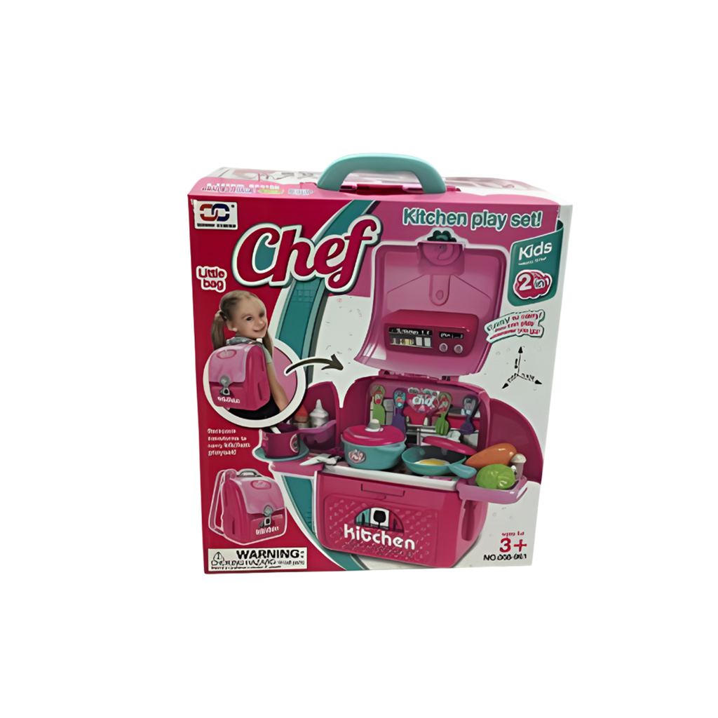 Juguete De Cocina 30Pc Forma Mochila 008-961