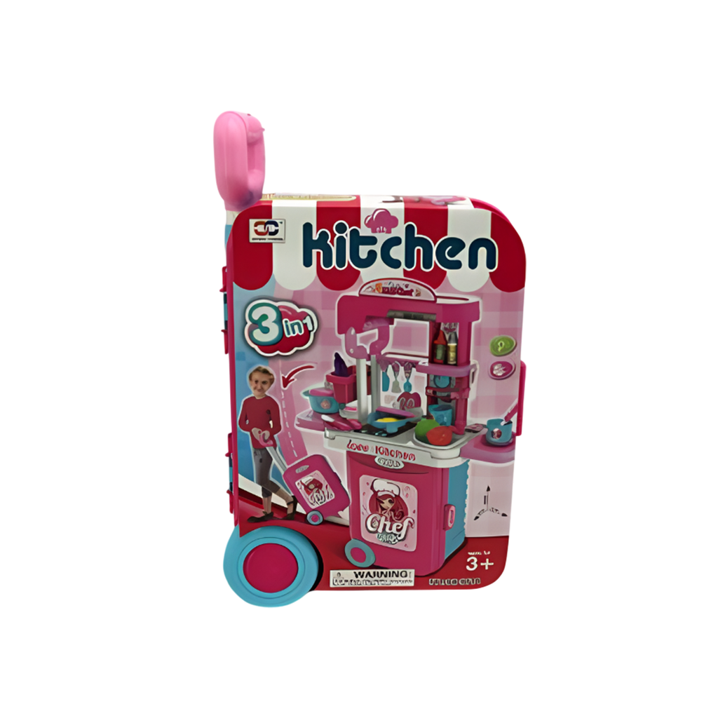 Juguete De Cocina 38Pc 3En1 Con Luz/Sonido 008-951A