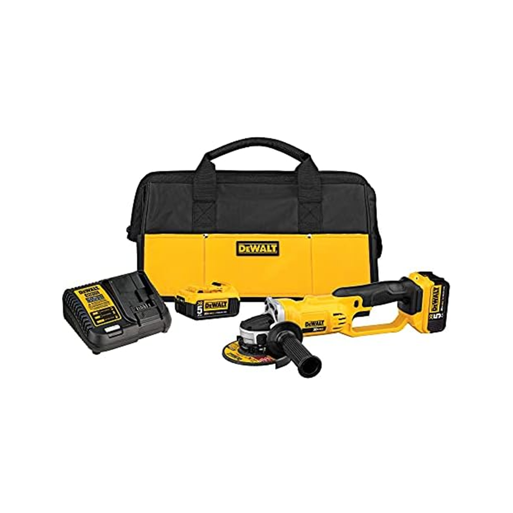 Esmeriladora 4.1/2" 20v 2b 9a dewalt cg418x2