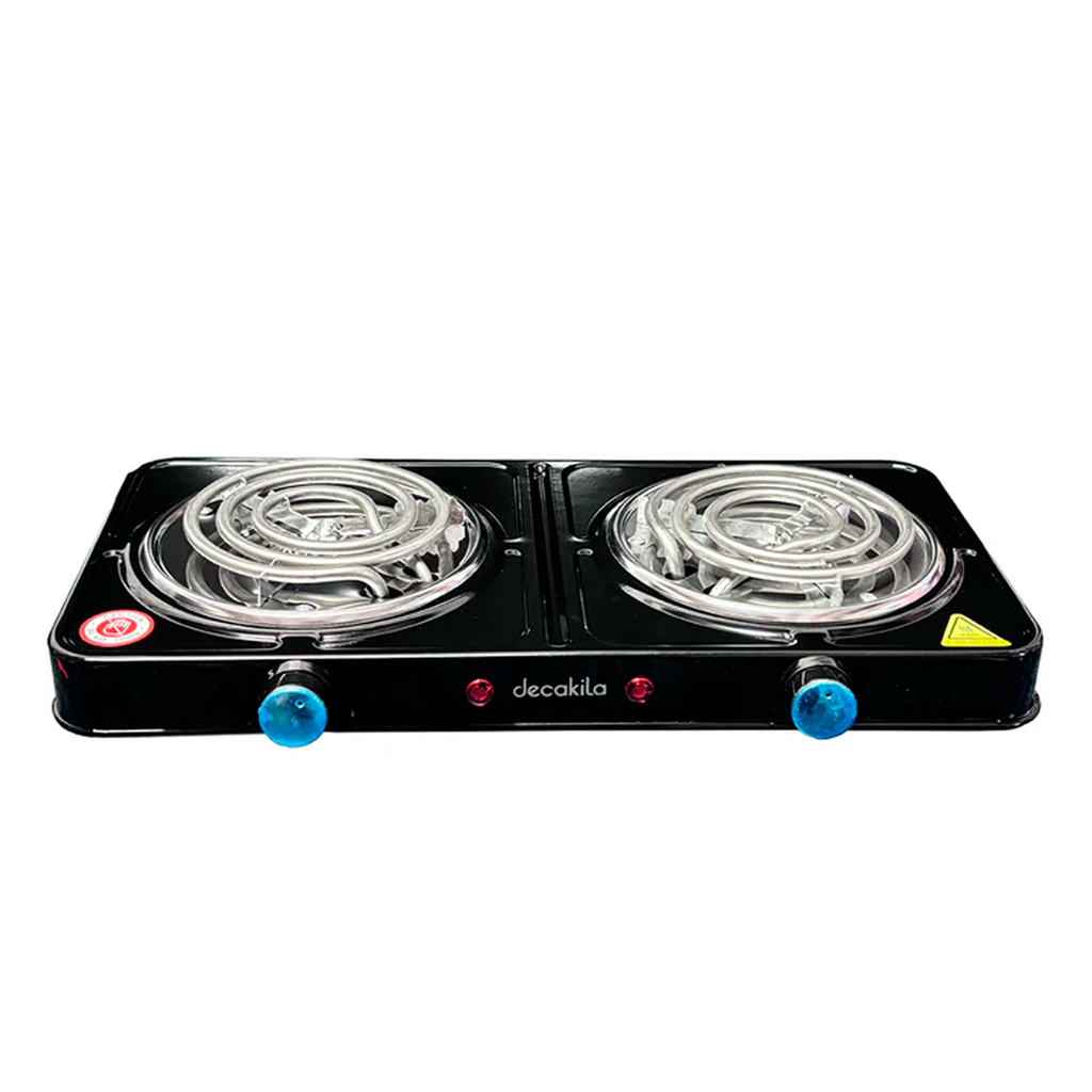 Estufa electrica 2quemadores 120v decakila kucc002b