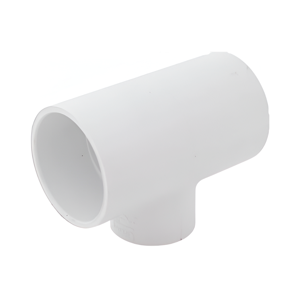 Tee pvc 1.1/2"x1" s/r inyectable