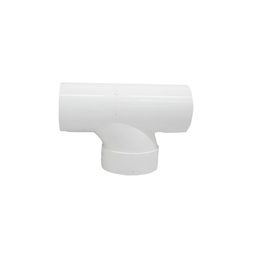 Tee pvc 3" para drenaje sin rosca inyectado