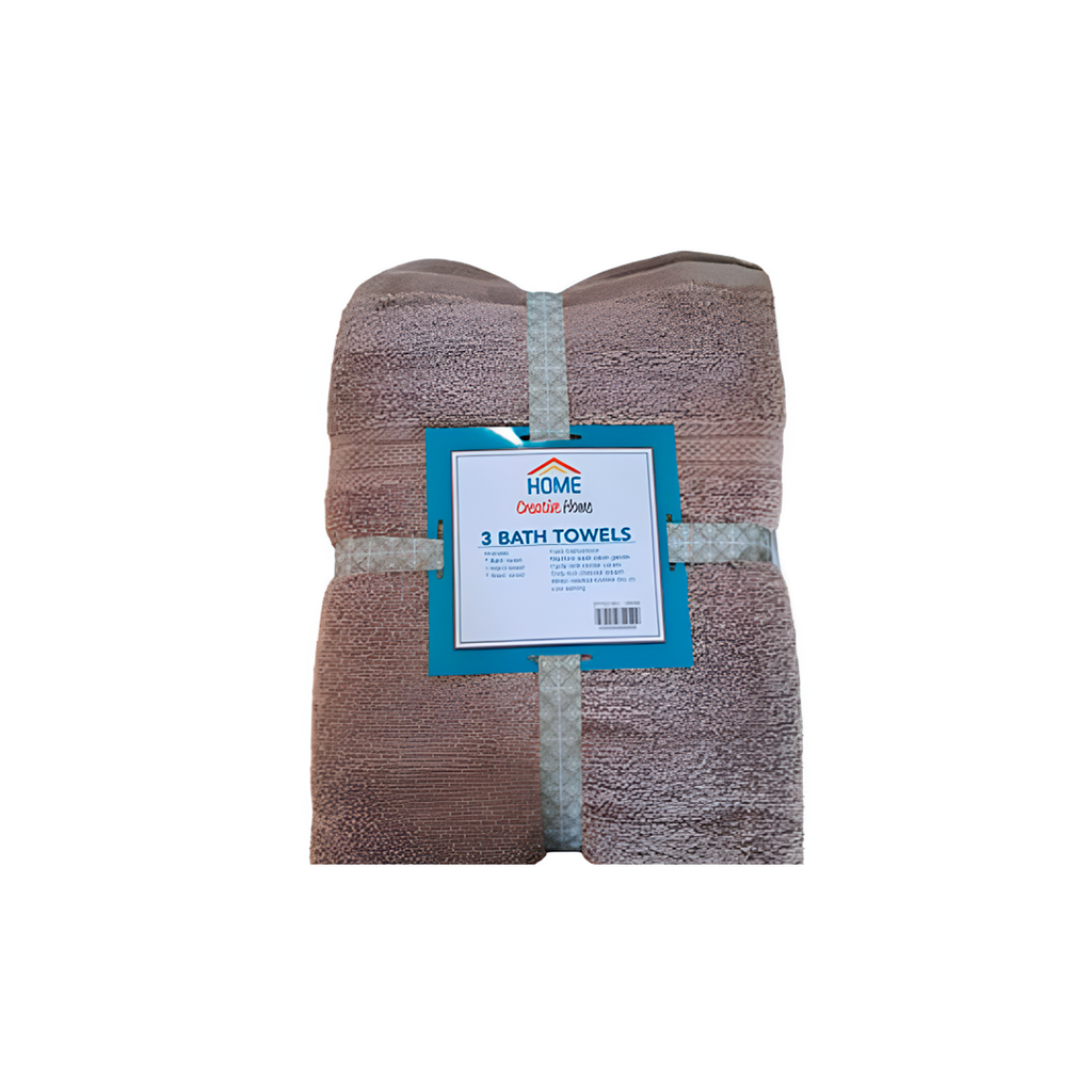 Toalla para baño 3pc cafe