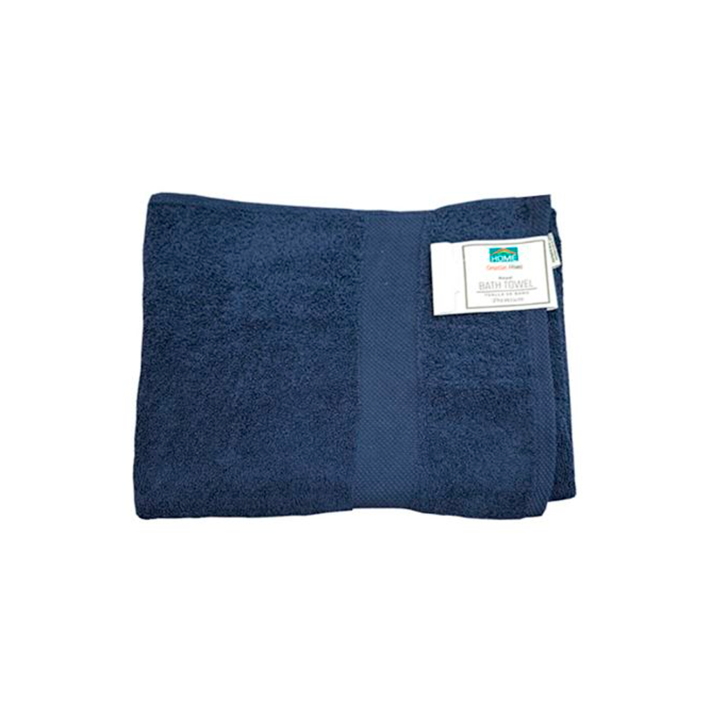 Toalla p/baño algodon 27"x54" navy