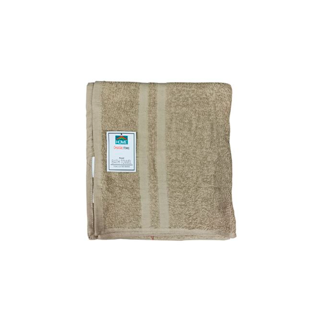 Toalla para baño rectangular 27"x50" beige