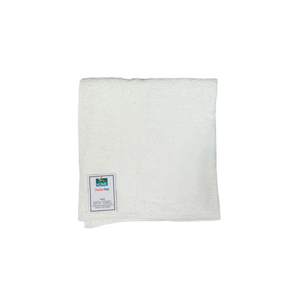 Toalla para baño rectangular 27"x50" blanco