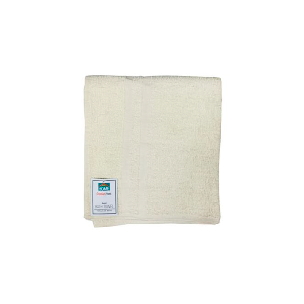 Toalla para baño rectangular 27"x50" marfil